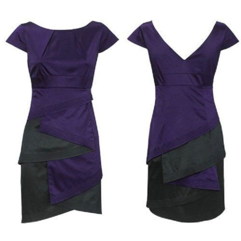 EUC [Karen Millen] Silk Combo Dress